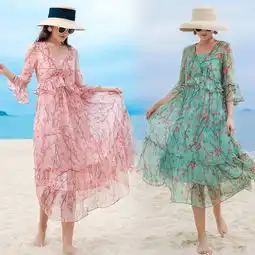 拼色个性2019夏装新款优雅潮流时尚舒适连衣裙简约
