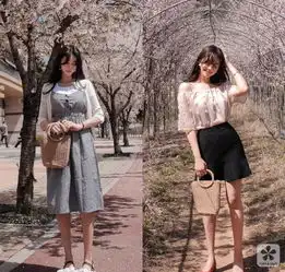 30套适合夏天的韩系淑女风穿搭照着穿保
