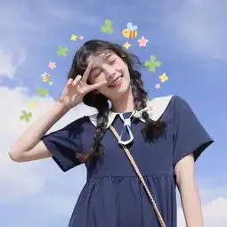 微笑女生头像治愈系女生笑容图片
