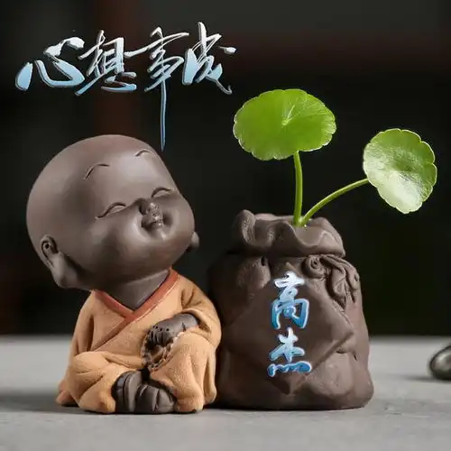 创意佛系小和尚姓氏微信头像,心想事成,看看有没有你的姓氏
