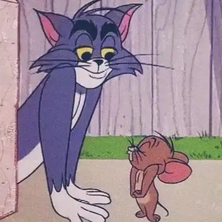 情头猫和老鼠汤姆杰瑞动漫卡通情侣头像系列
