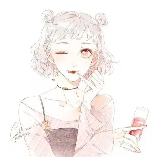 动漫女生头像我不知道,我等的那个是谁
