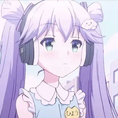 音乐少女动漫女生头像
