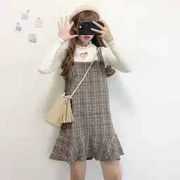 2017流行新款毛呢裙子淘宝时尚毛呢裙子品牌毛呢裙子搭配网购简单网www.j.cn
