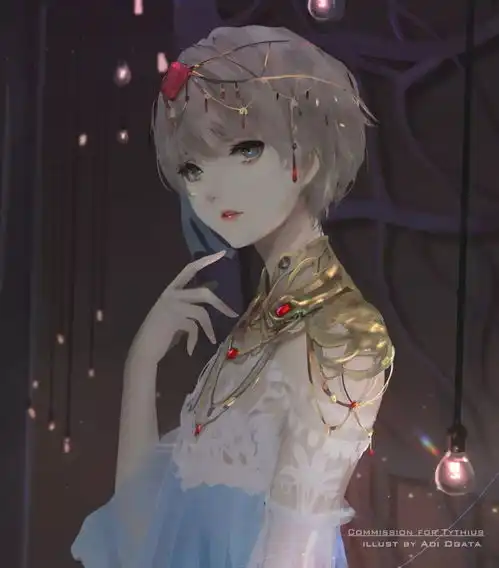 暗黑系少女画师aoiogata真的是炒鸡喜欢这个画风
