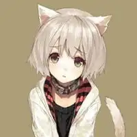 猫和女孩的头像卡通微信头像图片大全
