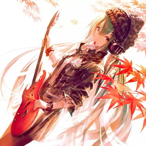 暖色系的厚涂美少女插画,宛如童话世界般奇幻的氛围唯美
