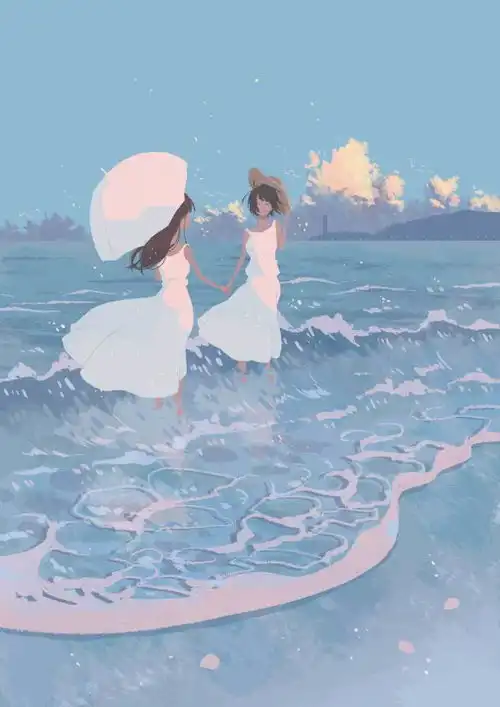日本插画师的治愈系插画作品
