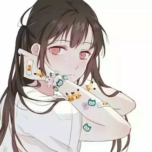 萌系女生二次元动漫头像
