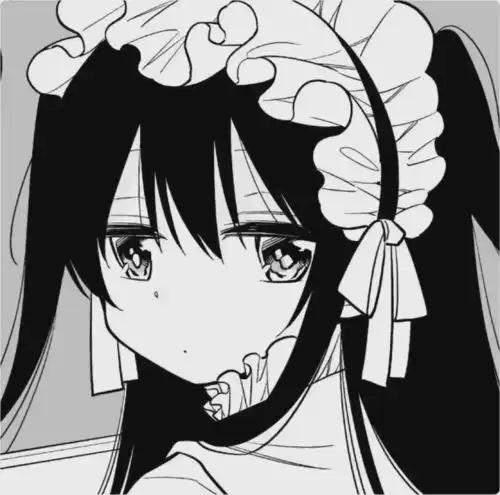超级nice的黑白漫画风头像
