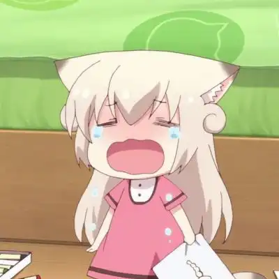 独二猫咪可爱女生动漫头像
